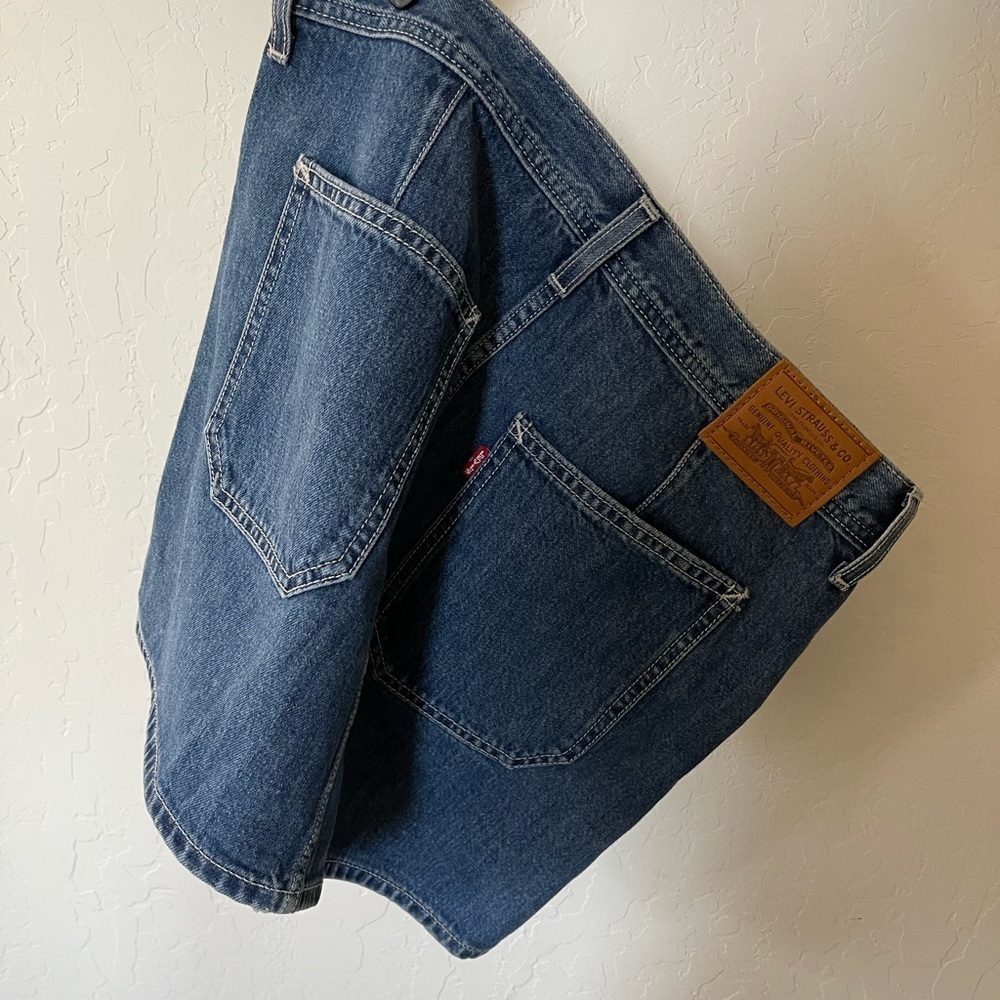 Levi’s women’s denim skirt•••buttons detail, A-Line-size 31••• - Picture 7 of 15